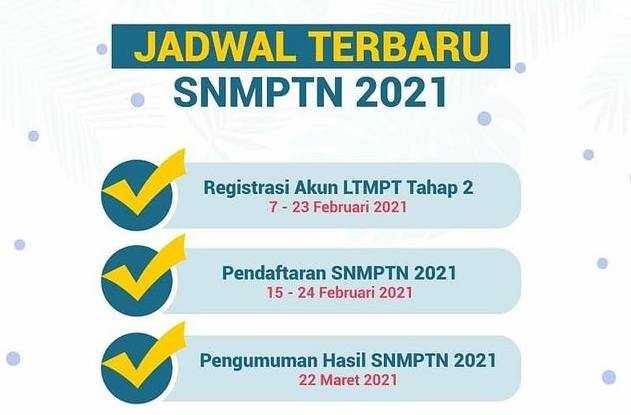 Daftar SNMPTN 2021