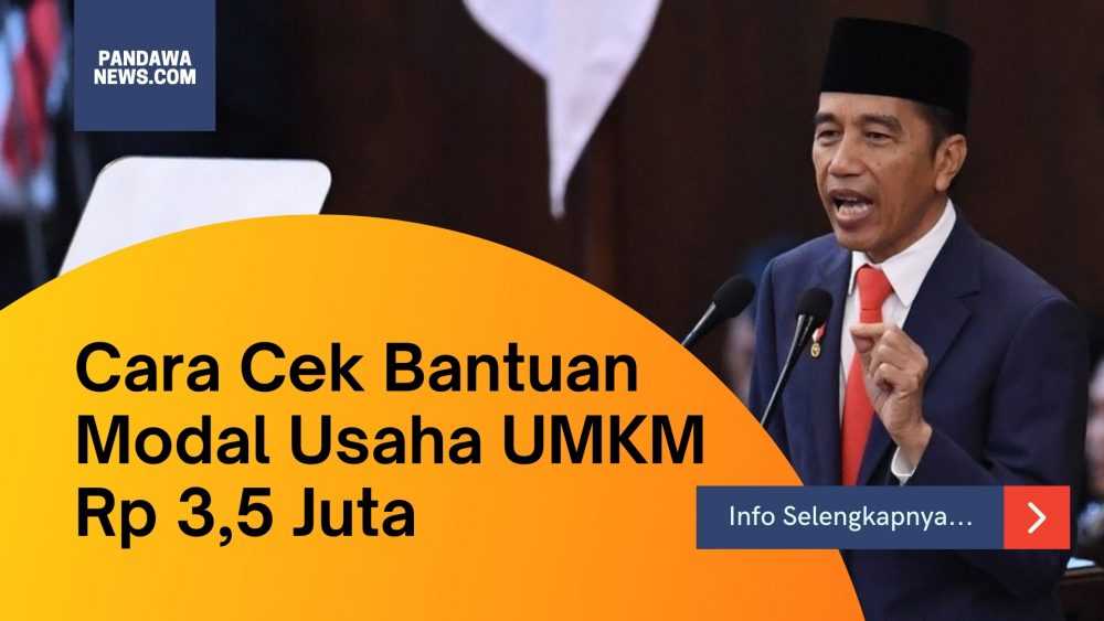 Cek Bantuan Modal Usaha UMKM Rp 3,5 Juta