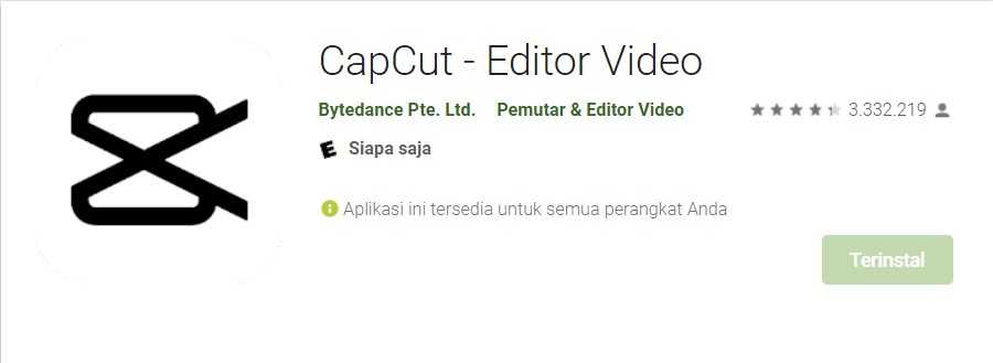 Capcut Video Editor jedag jedug