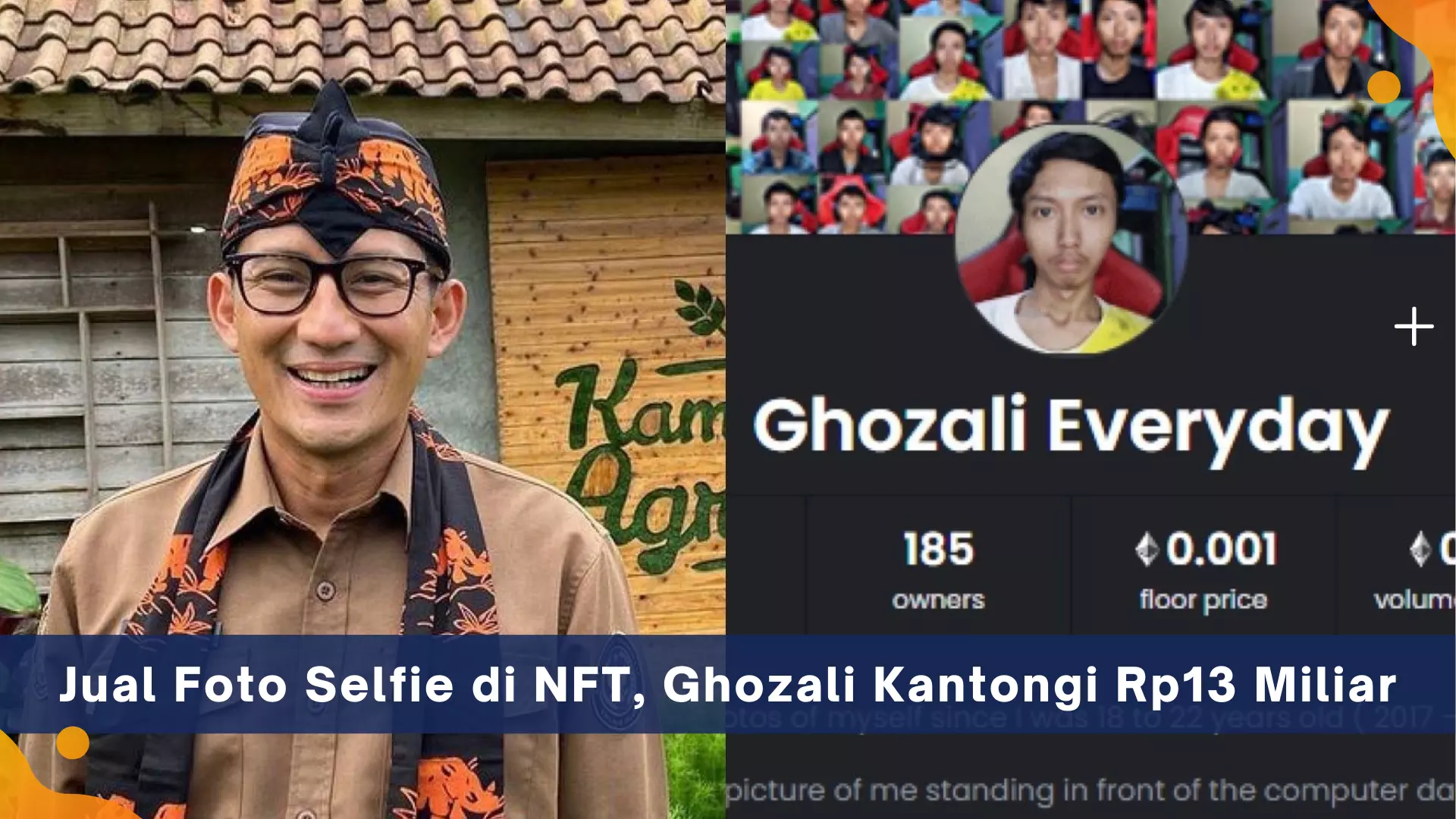 Jual Foto Selfie di NFT Ghozali Sukses Kantongi Rp13 Miliar