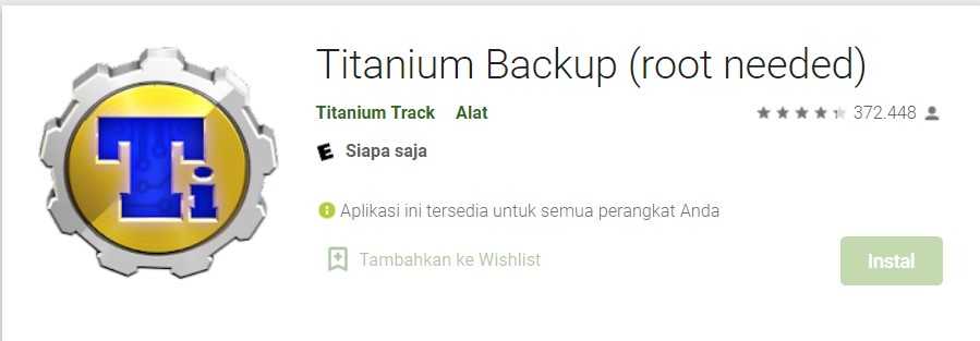 Aplikasi Titanium Backup
